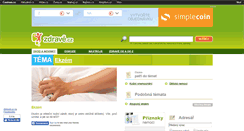 Desktop Screenshot of ekzem.zdrave.cz