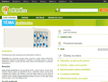 Tablet Screenshot of antibiotika.zdrave.cz