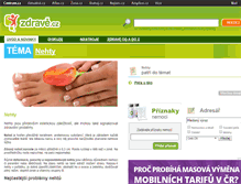 Tablet Screenshot of nehty.zdrave.cz